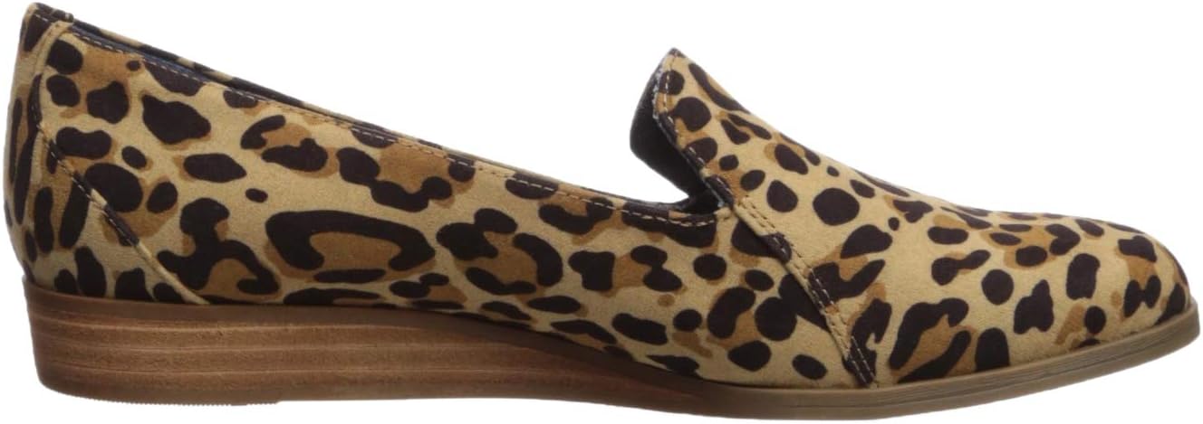 Dr. Scholl's Shoes Women's Dawned Loafer 6 Tan/Black Leopard Microfiber