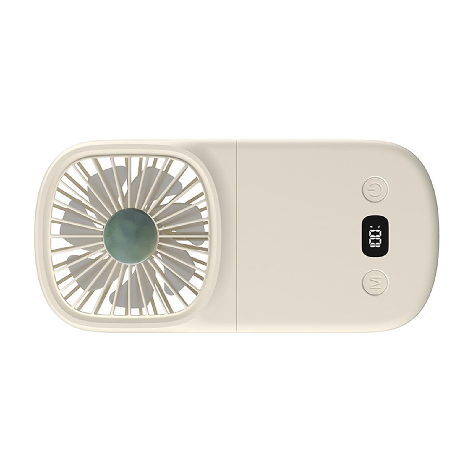 alloneslife Handheld Fan Small Fan Outdoor Cooling 1200mAh Table 100 Speed Setting Suitable for Travel and Outdoor Activity Foldable Desktop