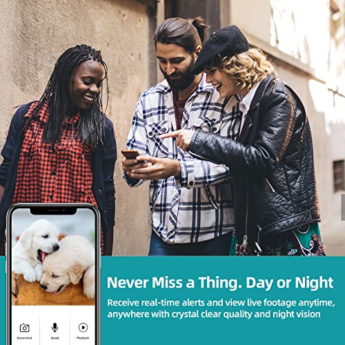 Knleagl Wireless Pan/Tilt Indoor Security Camera Smart Wifi 1080P Hd Dog Camera 2.4Ghz With Night Vision Motion Detection Cloud & Sd Card Storage For Baby Monitor/Pet Camera #TOP5