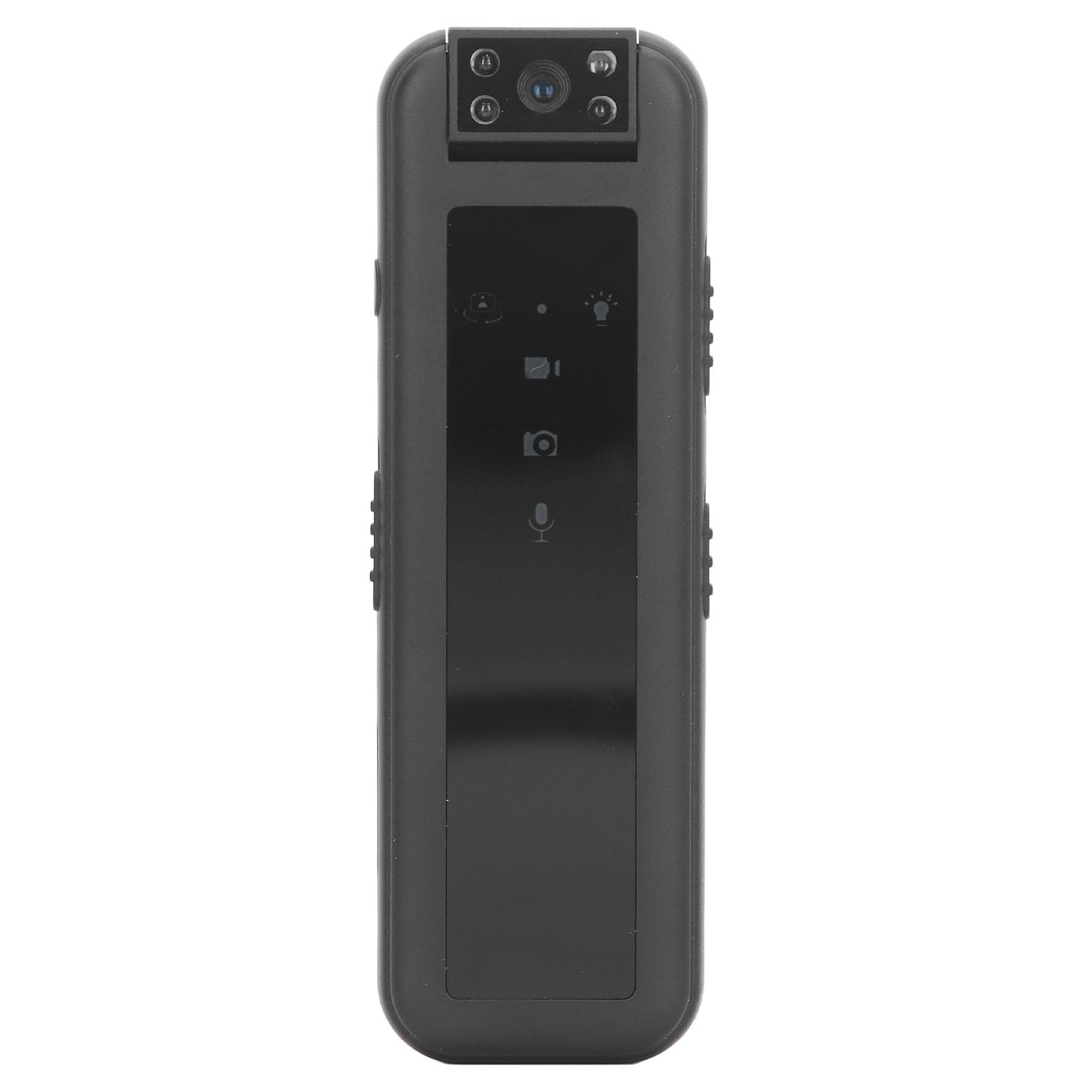 ciciglowMini Body Camera, 1080P HD Video Recorder Night Vision Wearable Dash Cam Back Clip Rotatable Action Camera with LED Indicator Light for Riding Cycling Camping