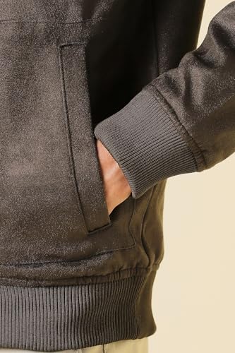 Image of Allen Solly Men's Polyester Modern Stand Up Collar Casual Jacket, Standard Length