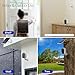 XMARTO 100% Wire-Free Solar PTZ Home Security Camera System Wireless, 4-Set 2K 4MP QHD CCTV Camera Kit + 2PCS Wire-Free Solar Security Camera