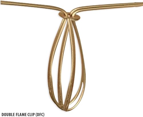 Miniatura 10 de Royal Designs, Inc. Lámpara de araña de tapa dura, pantalla básica, color negrodorado, 3 x 6 x 5