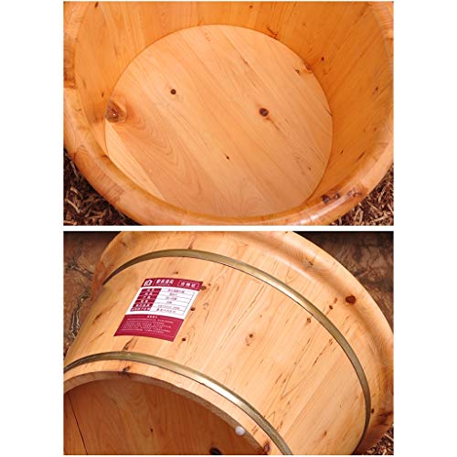 Cubeta de baño de pies de madera de cedro sólido miniatura 7