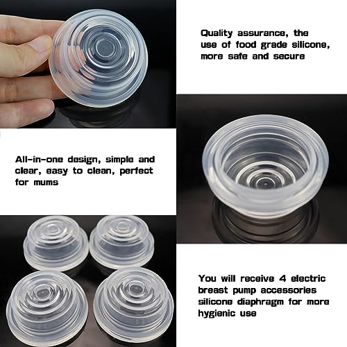 Repuestos Membranas Extractor de Leche Silicona 40MM 4Pzs miniatura 3