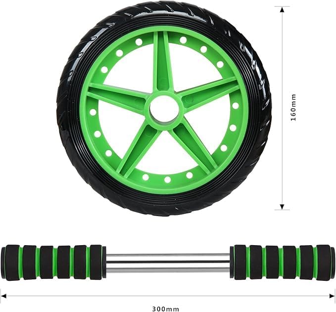 4イン1エクササイズセット、腹筋ホイールエクササイズ、プッシュアップバー、抵抗バンド、膝パッド付き。