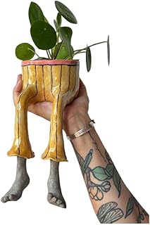 Creative Furniture Flower Pot, Whimsical Hanging Legs Planter – Cute &...