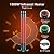 thermomate Electric Patio Heater, 1500W IP65 Outdoor/Indoor Infrared Heater with Remote, 8 Heating Levels 8-Hour Timer & Oscillation, Tip-over Protection for Garage Backyard Restaurant