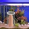 Saim Fish Breeding Cones Cave, Ceramic Spawning Breed Cone, Spawning Slates for Fish Tank Spawning Barrels for Discus Fish Angelfish - 9.94 inch with Isolation net