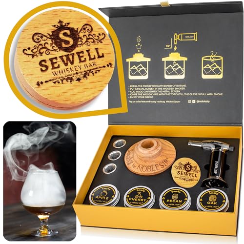 NobleSip Whiskey Cocktail Smoker Kit with Gift Box