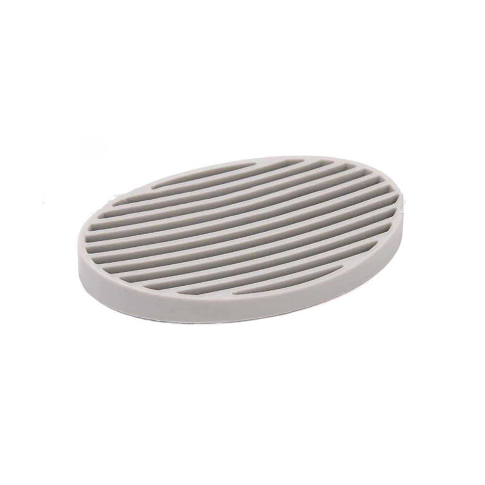JINGYAN Jaboneras Caja de jabón baño con Soporte jabonera Silicona elástica(Light Grey)
