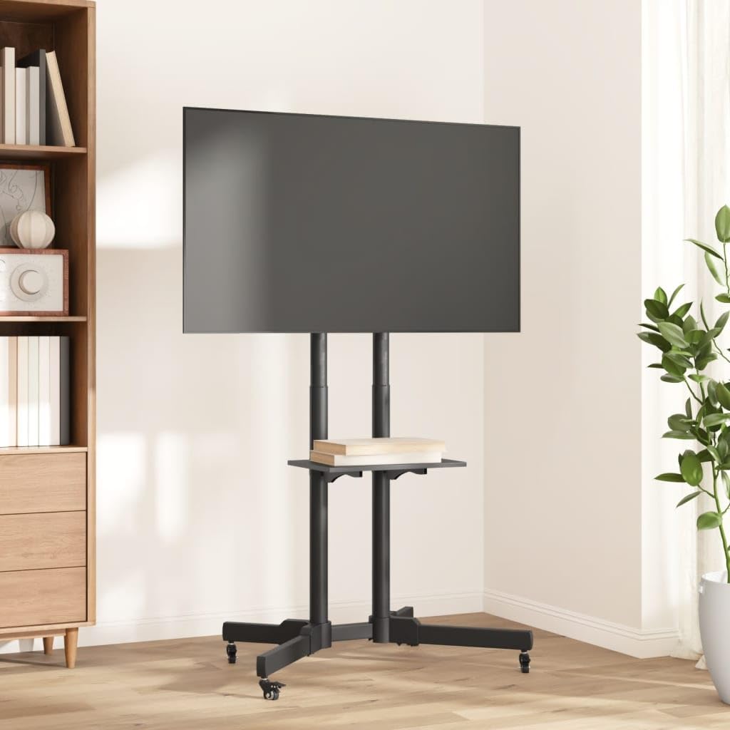 INLIFE TV-Ständer Rädern 32-70 Zoll Bildschirm Max VESA 600x400mm 50kg,Elektronik,Video,Videozubehör,TV-Zubehör,TV- & Monitorhalterungen,Schwarz,10.96 KG,379577