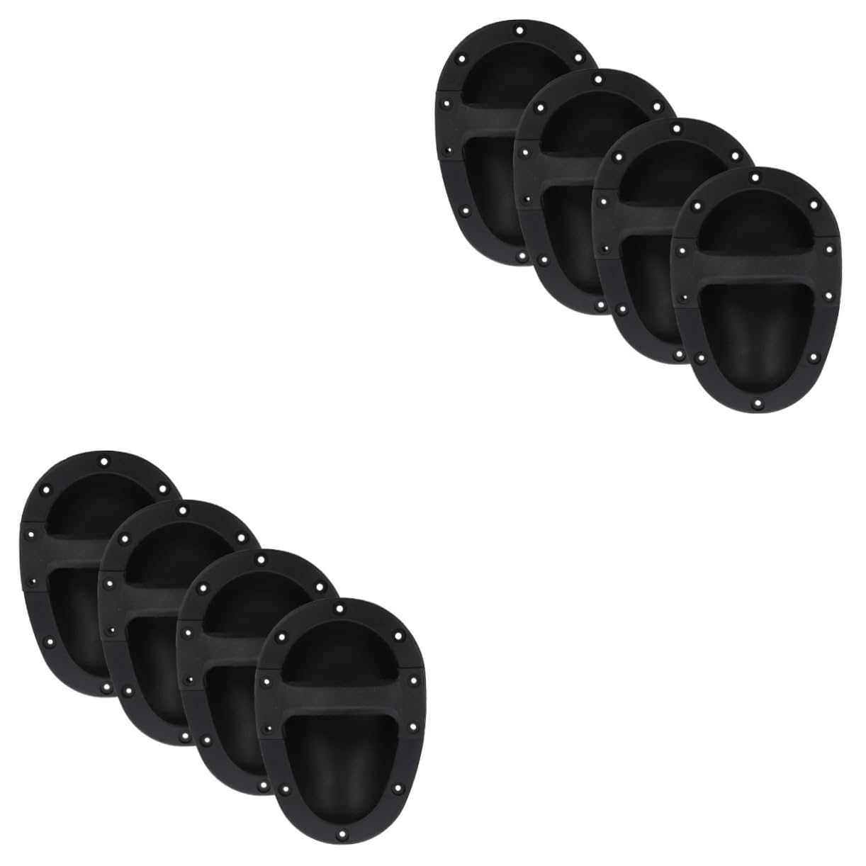 DOITOOL 2sets Durable Speaker Handle Comfortable Barrier Handles for Amplifiers Speaker Accessories Easy to Install Lightweight Design for Safe Equipment Transport 4pcs*2