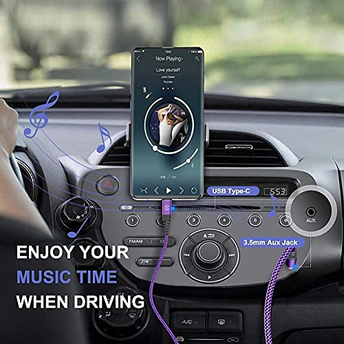 Câble USB C vers jack 3.5mm Sweguard 1.8m pour audio smartphone - 7