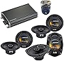 Harmony Audio Compatible with Acura TSX 2004-2014 Factory Speaker Replacement Bundle (2) R65 R69 & CXA360.4 Amp