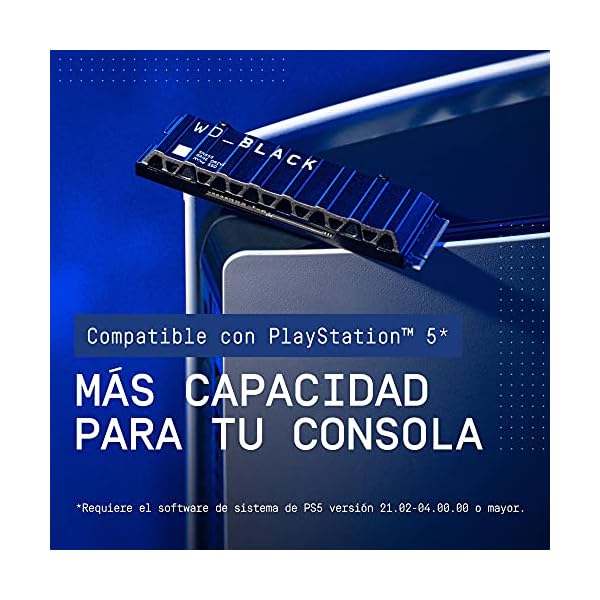 WD_BLACK SN850 de 2 TB SSD con disipador PCIe Gen 4, hasta 7000 MB/s - Image 3