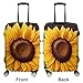 CSGJMYGS Travel Luggage Cover Elastic Washable Suitcase Cover Fashion Scratch-Resistant Baggage Covers Beautiful Sunflower Suitcase Protector Fit 18-32 Inch Luggage