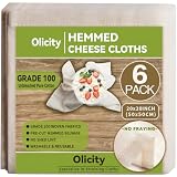 Olicity 6-Pack Pre-Cut Cheesecloth