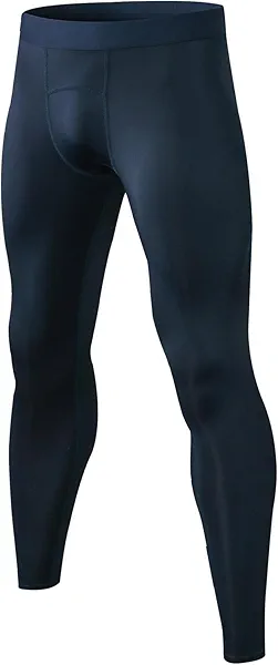 LEICHR Men Compression Pants Leggings Dry Cool Sports Baselayer Running Workout Active Gym Tights Basketball
