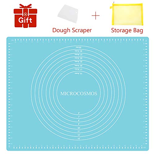 Extra Thick Silicone Baking & Pastry Mat with Measurements, Non-Stick, Non-slip, Countertop Safe