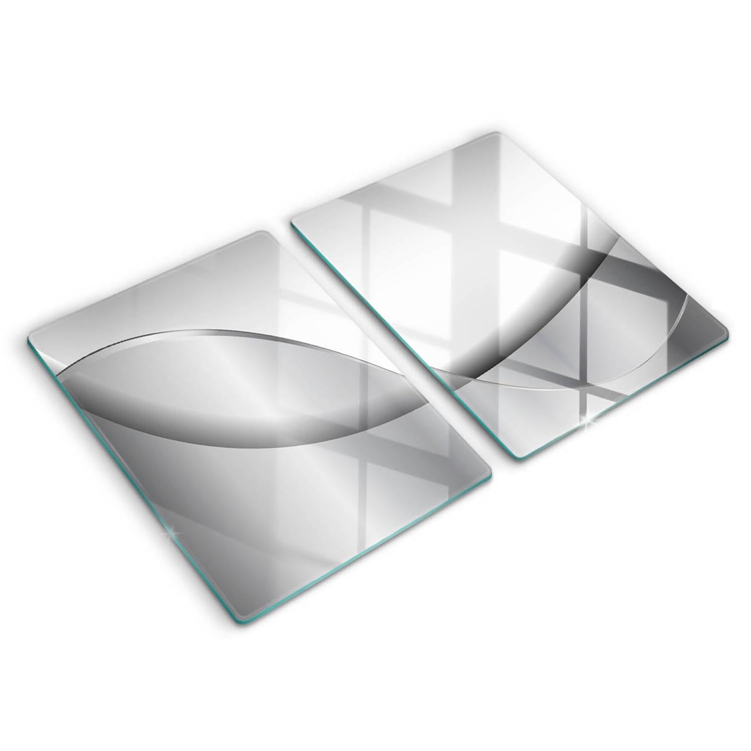 Planche à découper pour plaques de cuisson avec design abstrait