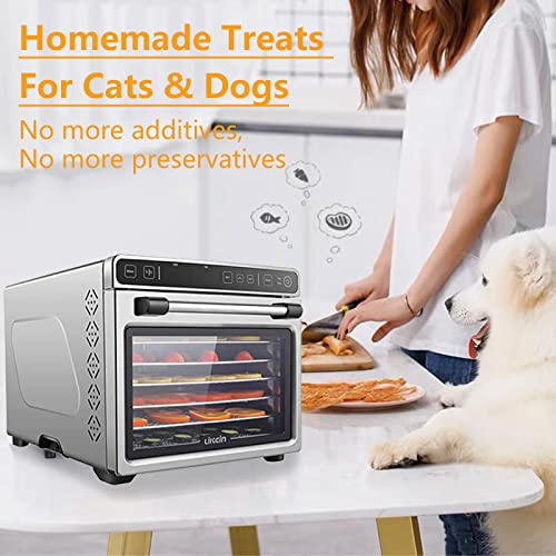 Likein Dehydrator With Digital Timer And Temperature Control, 7 Stainless Steel Trays & 2 Food-Grade Plastic Trays, Food Dehydrators For Meats, Fruit, Dog Treats, Vegetables, Herbs, And Snacks #TOP1