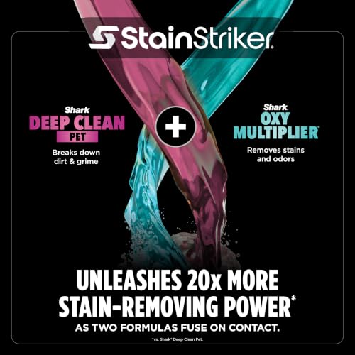 Image of Shark StainStriker HairPro Portable Stain Cleaner, 3 Tools, PX253BRN | For Carpet, Upholstery & Area Rugs, Pet Hair Pickup, Pet & OXY Formulas, Self-Clean, Stain, XL Stain & Crevice Tools