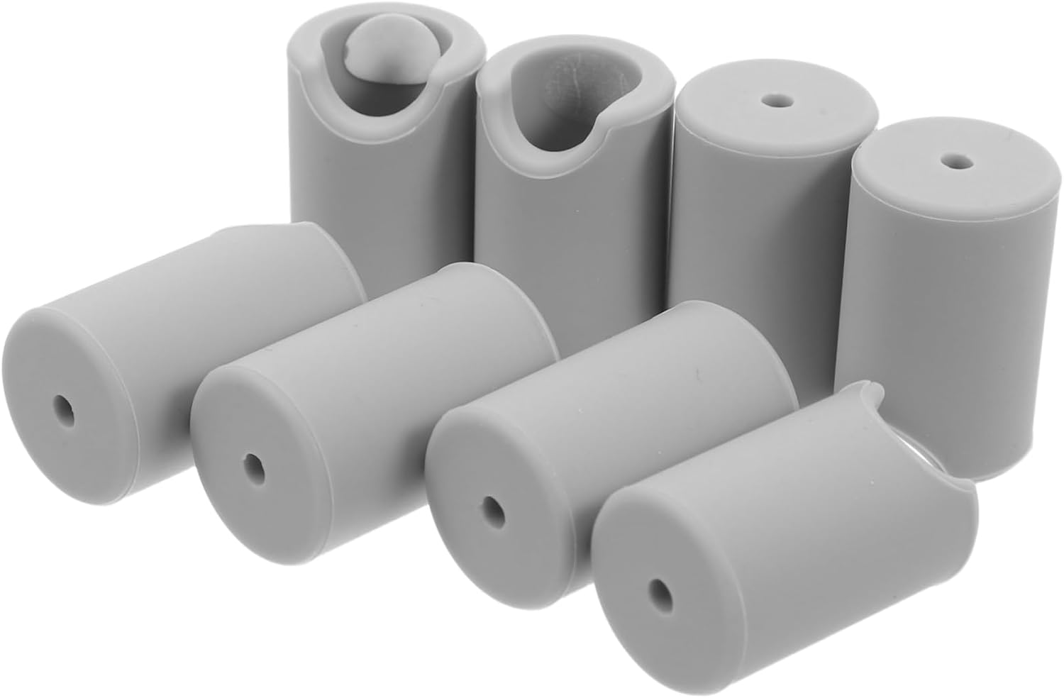 8pcs Safety Silicone Corner Protectors Cupboard Handle Edge Guards for Furniture Protection Easy Installation Durable Grey Collision Wardrobe Cover