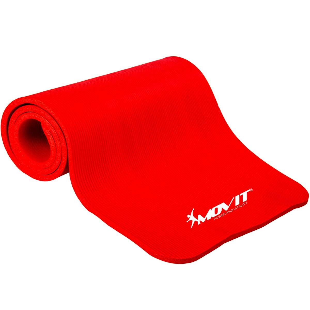 MOVIT Tappetino da Yoga - Pieghevole, Antiscivolo, da Viaggio/Casa, Lavabile, Spessore 15/10mm, Colore e Dimensione a Scelta - Tappeto Palestra, Materassino da Fitness, Pilates, Ginnastica, Yoga Mat