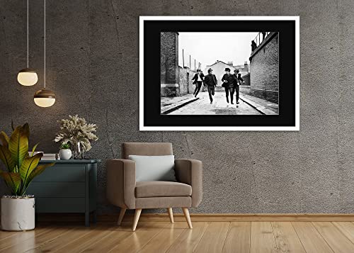 Affiche The Beatles – Affiche The Beatles – A Hard Day’s Night – Cadre Bois Avec PassePartout | A2 (59.4×41.9cm), Black… - Les Beatles, Paul McCartney, John Lennon, RIngo Starr, George Harrison Affiche The Beatles - Affiche The Beatles - A Hard Day's Night - Cadre Bois Avec PassePartout | A2 (59.4x41.9cm), Black… – Image 6