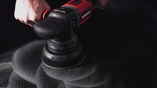 Einhell Accu Polijstmachine CE-CB 18/254 Li-Solo Power X-Change, Li-Ion, 18 V, 2500 Rpm, Incl. 1X Textiel Polijstkap, 1X Kunststof Polijstkap, zonder batterij en oplader, Rood/Zwart