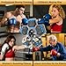 LOLBOX 2025 Music Boxing Machine for Adults and Kids, Smart Bluetooth Boxing Training Equipment with Gloves Wall Mounted, Workout Punching Machine for Home,Office and Gym