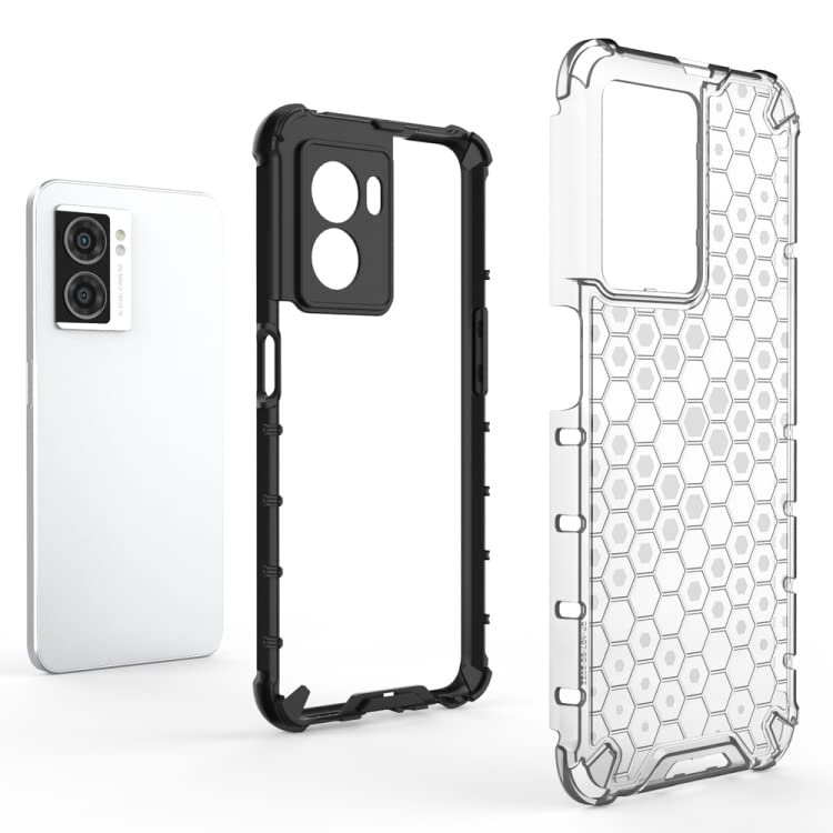 Image of Prime Retail Hard PC Back Case Cover for Oppo A77 5G Anti Slip Ultra Thin Shockproof Reinforced Corners (Transparent)