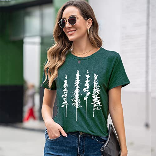 Laibao LB2302GREEN03 Nature Skinny Pine Tree T-Shirt thumb #2