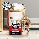 WORLD'S BEST CAT LITTER Multiple Cat Unscented, 15-Pounds - Natural Ingredients, Quick Clumping, Flushable, 99% Dust Free - Long-Lasting Odor Control & Easy Scooping - Image 5