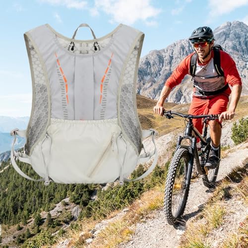 Sac à dos de course imperméable et réfléchissant à grande capacité - 7