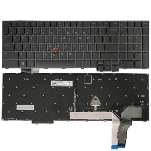 p US/UK m[gp\RL[{[h Thinkpad T16 Gen 1 P16S L15 3 PK132D63B09 SN21D993493 PK132D62D00 PK132D63B11(Gray US backlit)