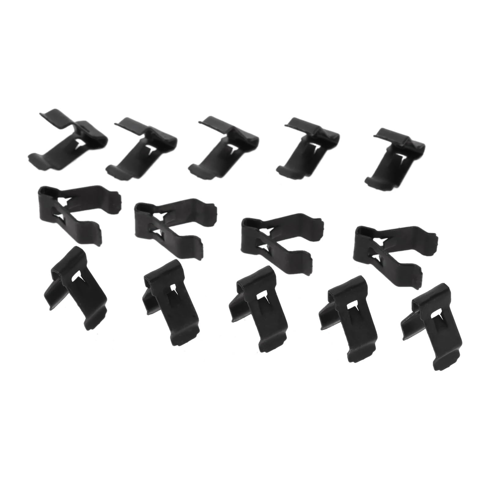 YTQMoreBNZ 20pcs Instrument Panel Snaps Clips U-word CD Panel Fastener Universal CD Panel Snaps Radios Buckle Metal Rivets(C)