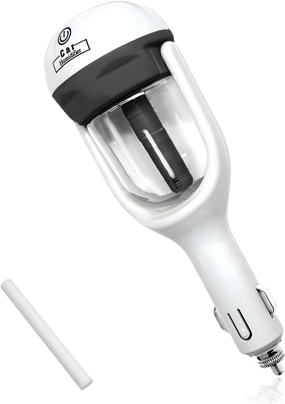 Car Humidifier, Aromatherapy Essential Oil Diffuser Mini Car Purifier with 180° Rotation, Aroma Air Freshener Cool Mist with 12V Charging Port, car Accessories (Black)