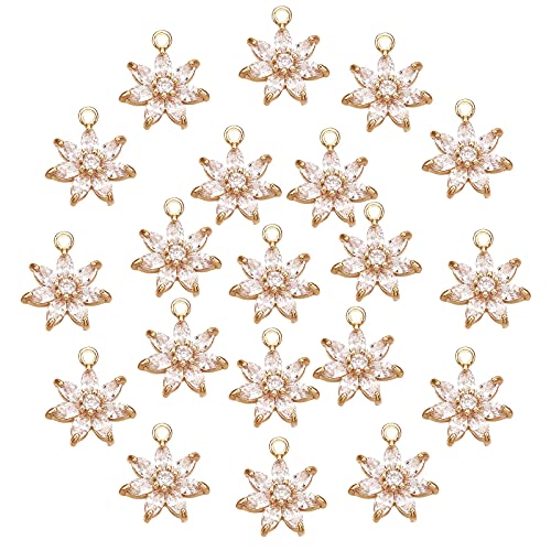 Breloques en laiton Nbeads en zircone cubique pour vos bijoux d'été