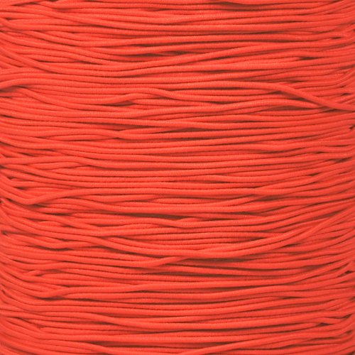 Paracord Planet Elastic Bungee Nylon Shock Cord 2.5mm 1/32", 1/16", 3/16", 5/16", 1/8â€, 3/8", 5/8", 1/4", 1/2 inch Crafting Stretch String 10 25 50 & 100 Foot Lengths Made in USA