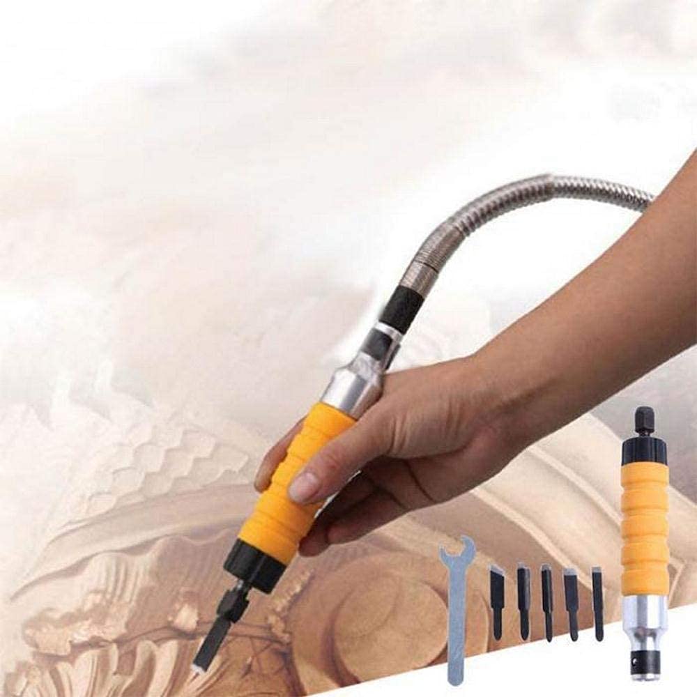 Kit di Strumenti per Incisione, Incisore Elettrico con Scalpello, Penna per Incisione Fai da Te per Legno, Intaglio di Mobili, Intaglio di Pavimenti Antichi, Piante in Vaso, Giocattoli, Figure