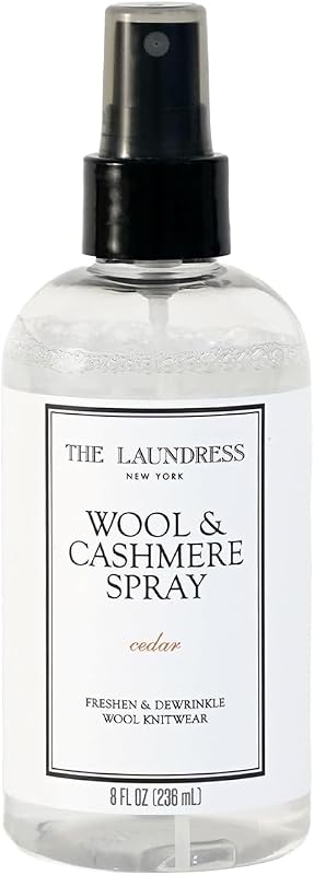 The Laundress Wool and Cashmere Fabric Spray, Wool Dewrinkle Spray, Upholstery and Linen Spray, Fabric Refresher, Cedar Scent, 8 Fl Oz