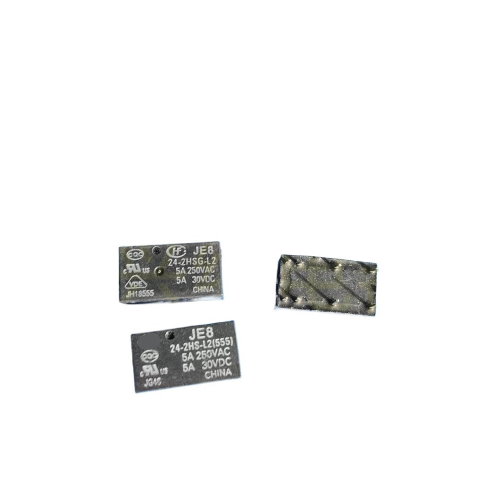 Relais JE8 24-2HSG-L2 24VDC commutation stable pour circuits