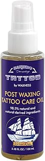 Barbero Grooming Post Waxing Tattoo Care Oil by Waxness 3.38 Fl Oz