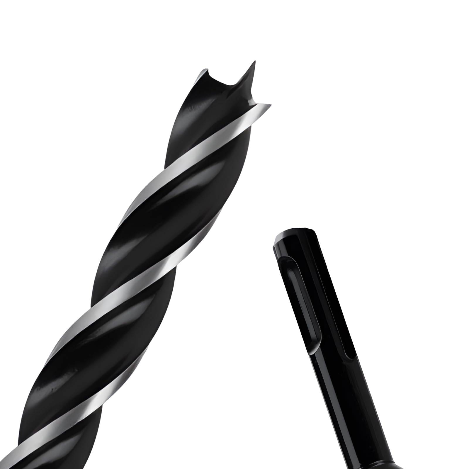 1/2" x 6" Auger Drill Bit with SDS Plus Shank for Wood,Tri Flute Ship Auger Long Drill Bit for Soft and Hard Wood,Tree Stump,Plastic,Drywall and Composite Materials