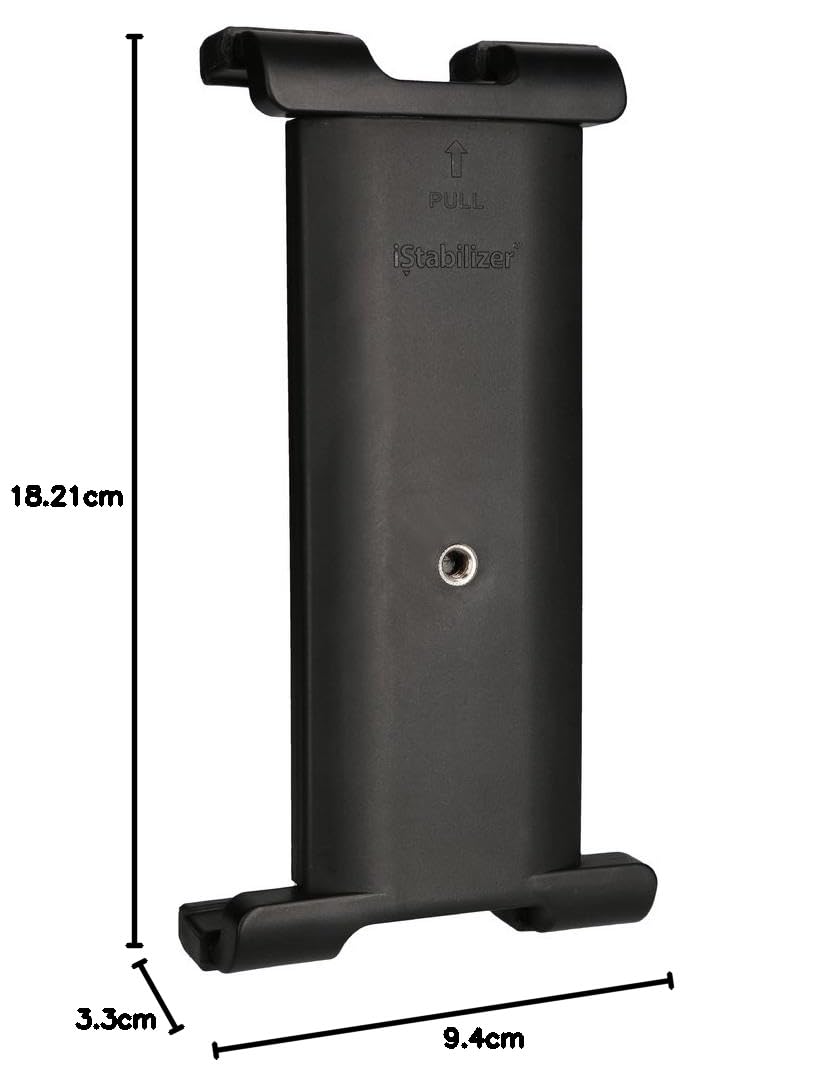 Rollei porta tablet I Supporto universale per tablet con filettatura da 1/4" sul fondo e sul retro I Adatto per smartphone fino a 24 cm di larghezza I Nero