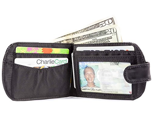 Image of Big Skinny Women's Taxicat Leather Bi-Fold Slim Wallet, Holds Up to 25 Cards