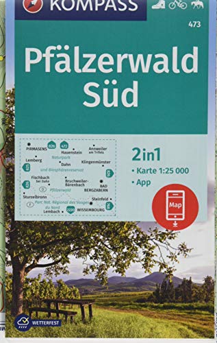 Pfälzerwald Süd 1:25 000