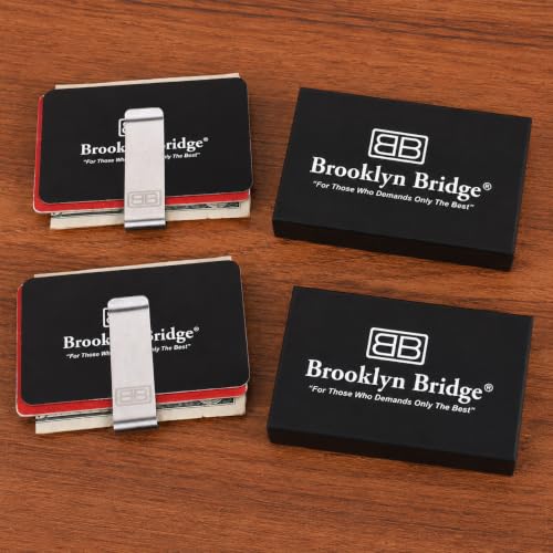 Image of Stainless Steel Money Clip Wallet, Slim Everyday Cash and Card Holder Daily stainless steel design clips folded cash and cards together, with a slim profile that keeps pocket carry compact.